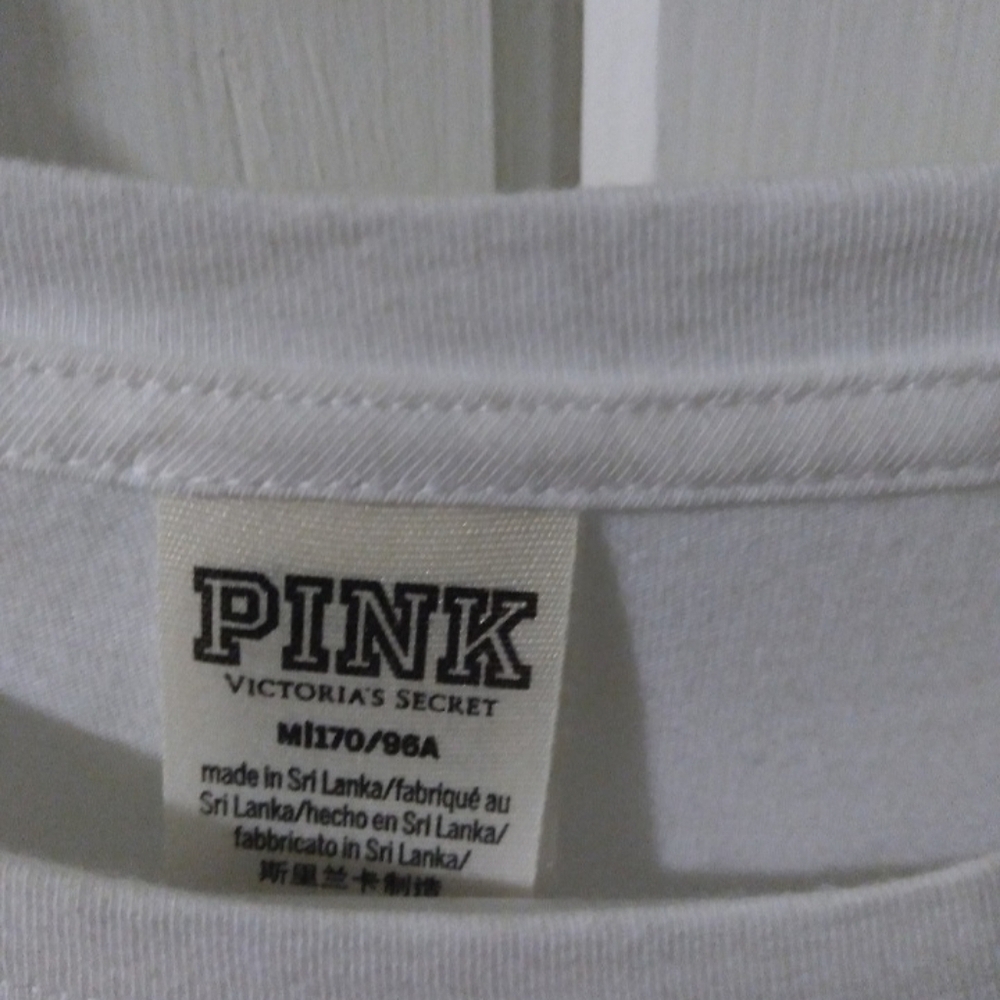 VS PINK bling "86" tee-medium NWOT - Picture 7 of 7